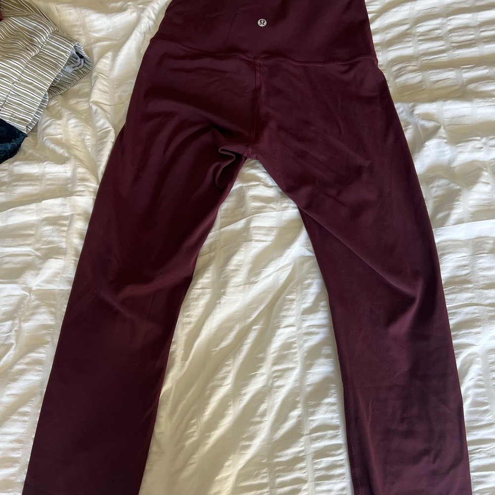 Lululemon Align Burgundy Leggings